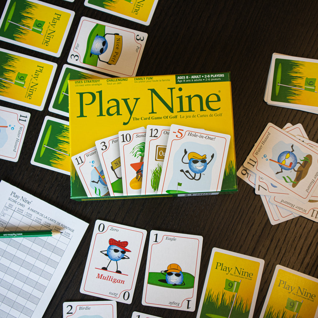 Play Nine: The Card Game Of Golf, 2 Pack Bundle