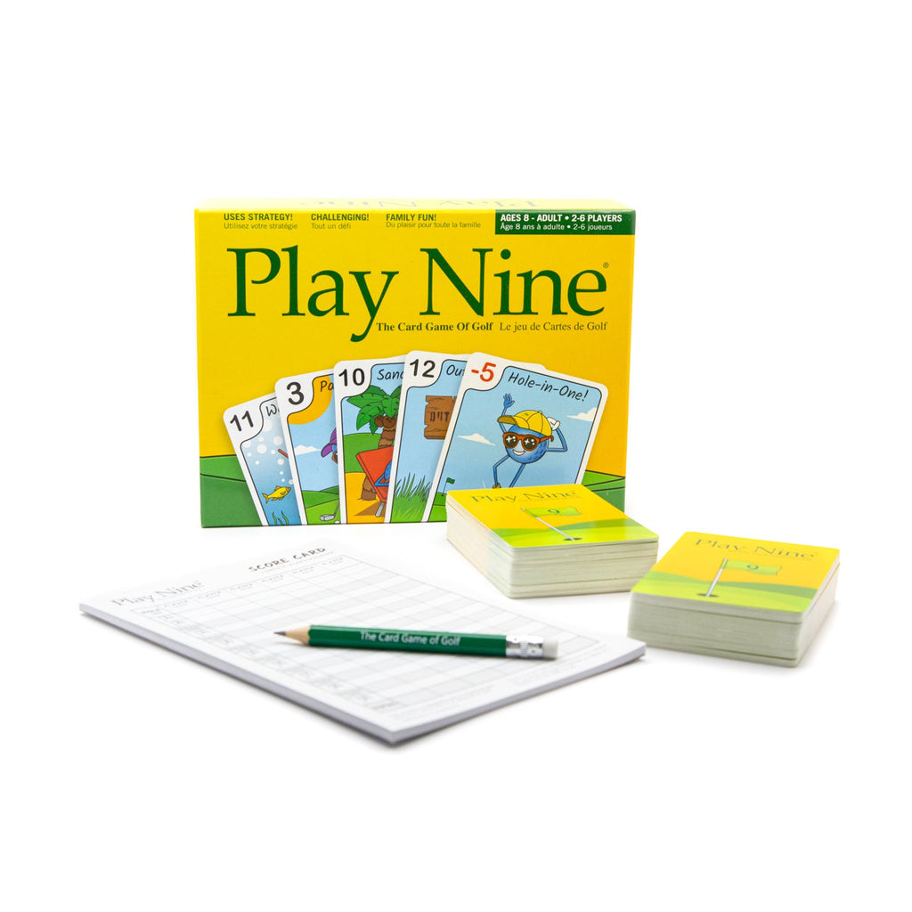 Play Nine - The Card Game of Golf, Best Card Games for Families, Strategy  Game for Couples, Fun Game Night Kids, Teens and Adults, The Perfect Golf  Gift