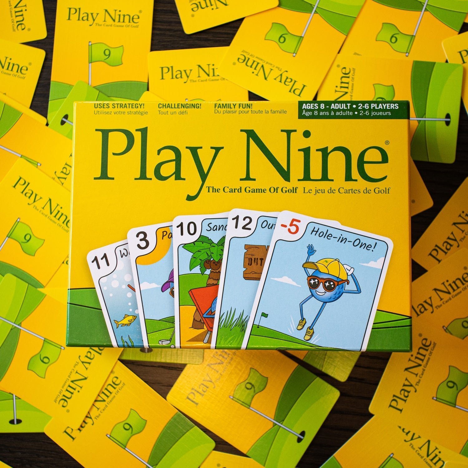 (New Look) Play Nine: The Card Game Of Golf! 3 Pack Bundle