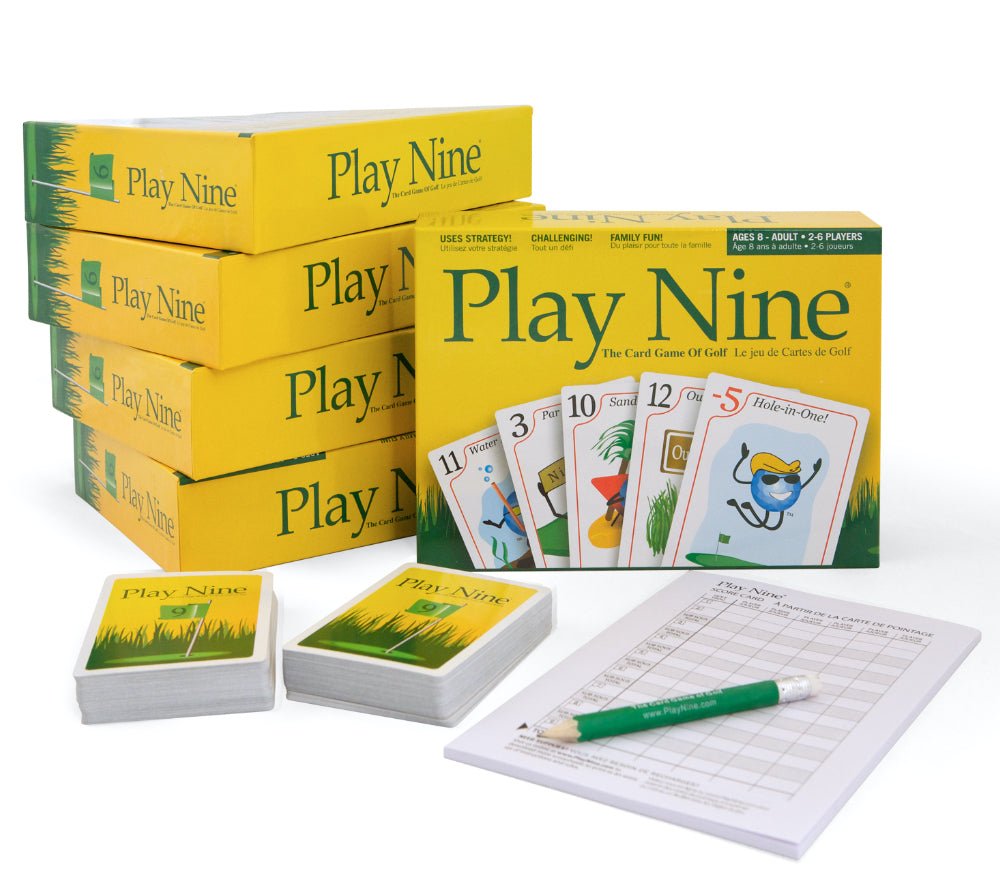 Play Nine: The Card Game of Golf, 5 Pack Bundle - Play Nine - play_nine_card_game_of_golf