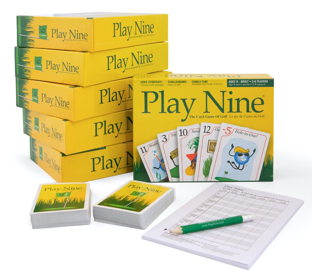 Play Nine: The Card Game of Golf, 6 Pack Bundle - Play Nine - play_nine_card_game_of_golf